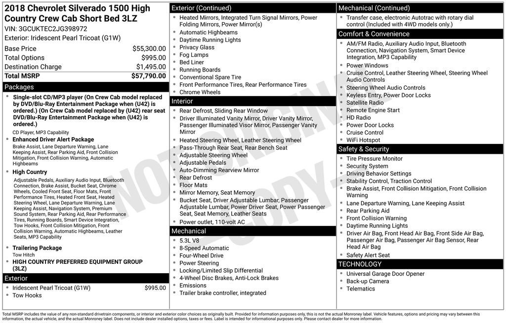 chevrolet silverado 1500 2018 3GCUKTEC2JG398972 image chevrolet silverado 1500 2018 3GCUKTEC2JG398972 image